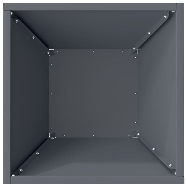 Градинска саксия Антрацит 35 x 35 x 15 см