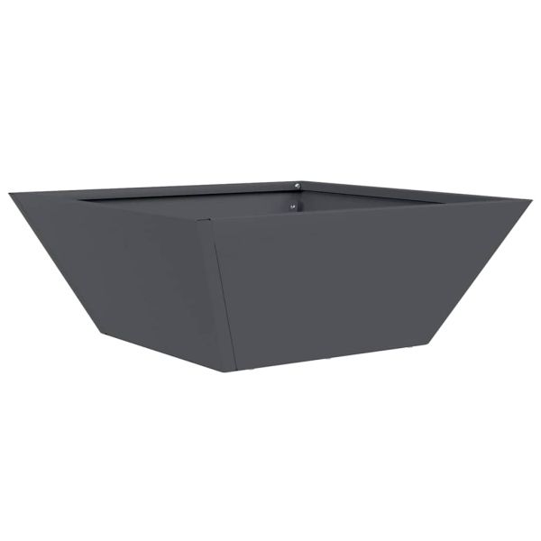 Градинска саксия 5 бр. Антрацит 40 x 40 x 15 см