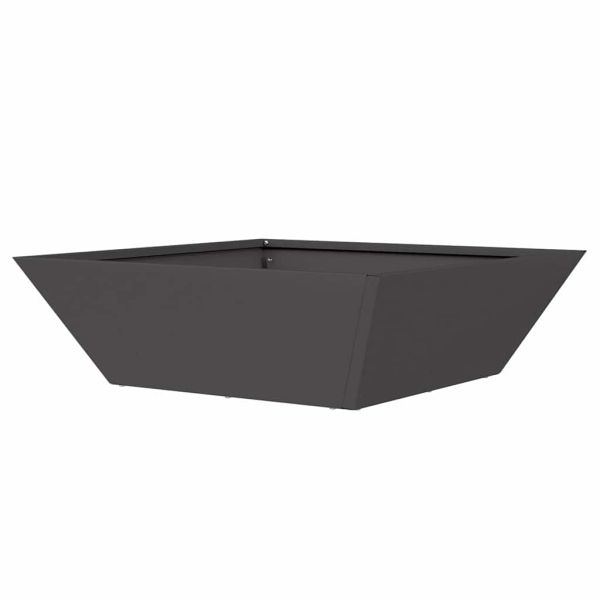 Градинска саксия Черно 50 x 50 x 15 см