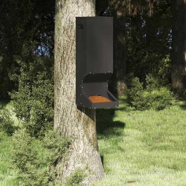 С feeder за елени Черно 28 x 30 x 80 см