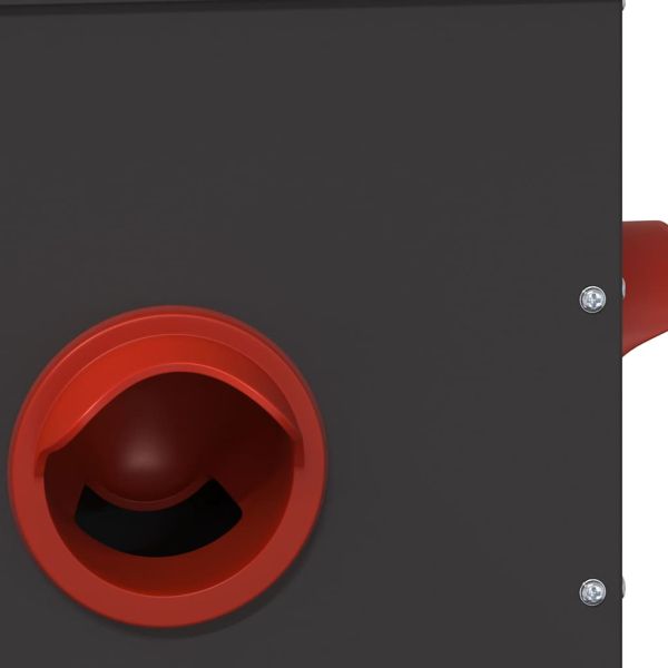 Кокошарник Черно 41,5 x 20,5 x 33 см Студено валцована стомана