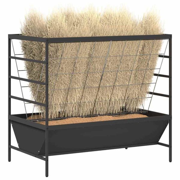 Хранилка за добитък Черно 100 x 60 x 90 см