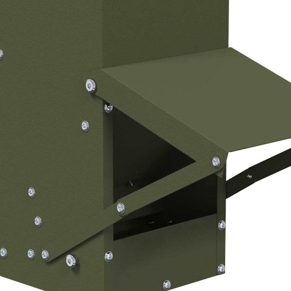 Кокошарник Маслинено зелено 13 x 12 x 51 см