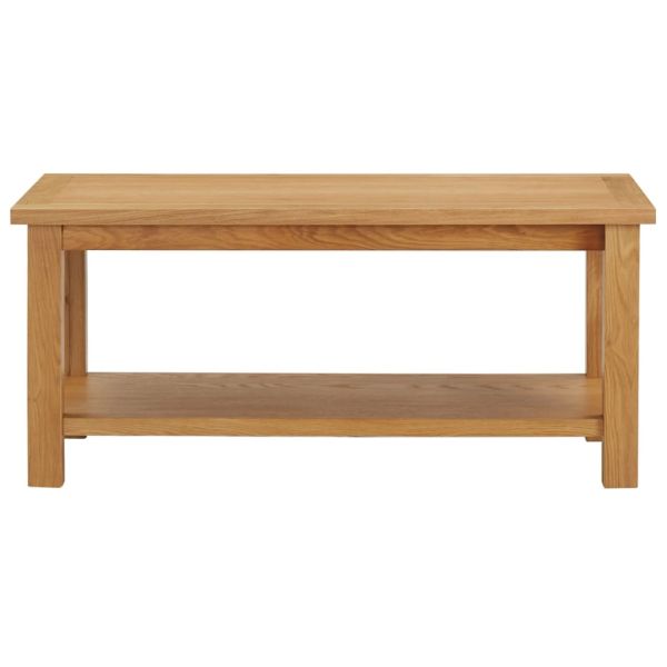 Маса за кафе, 90x45x40 см, дъбово дърво масив