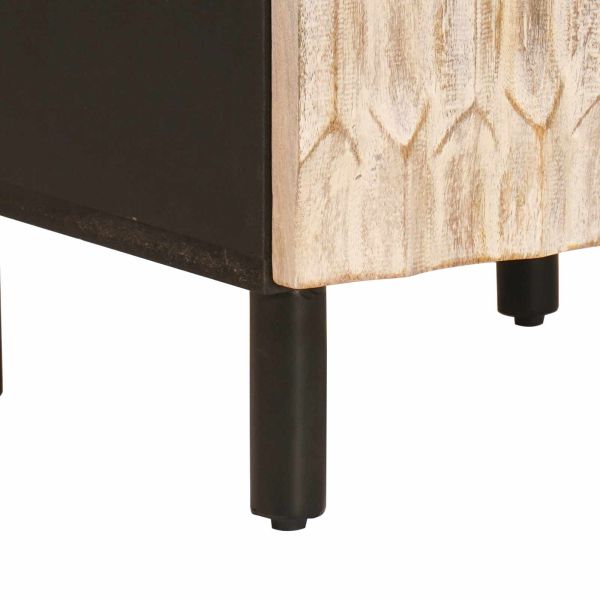 Комплекти за баня с чекмедже 3 pcs Финал на бяло измиване