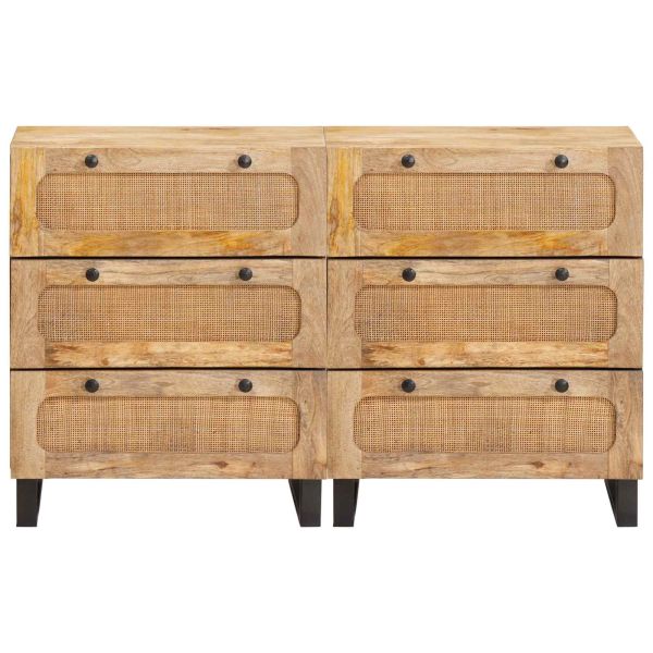 Служебен шкаф 2 pcs Кафяво 60 x 33 x 75 cm