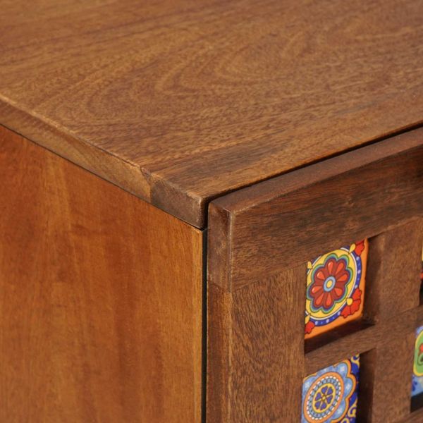 Служебен шкаф 3 pcs Орех 60 x 33,5 x 75 см