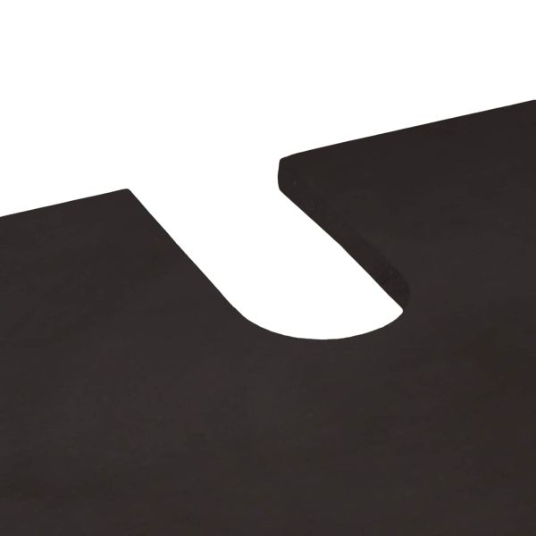 Комплект шкафове за баня с врата 2 pcs Солидно мангово дърво