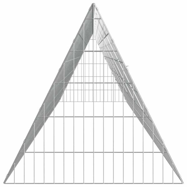 Клетка за пилета Сребрист 650 x 55 x 55 см