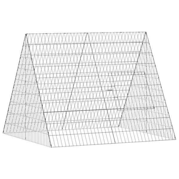 Клетка за пилета Сребрист 110 x 100 x 85 см