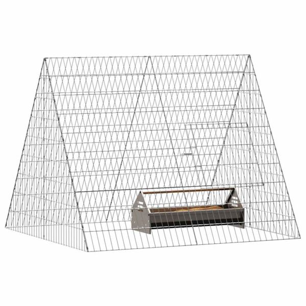 Клетка за пилета Сребрист 110 x 100 x 85 см
