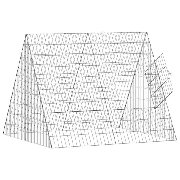 Клетка за пилета Сребрист 110 x 100 x 85 см