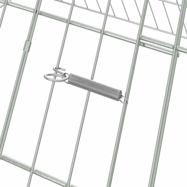 Клетка за пилета Сребрист 110 x 100 x 85 см