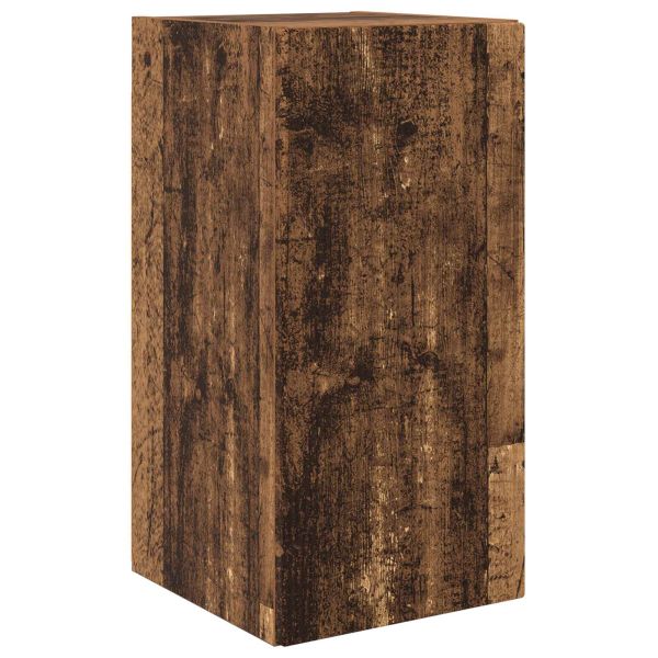 Комплект ТВ шкаф 2 pcs Старо дърво Инженерно дърво