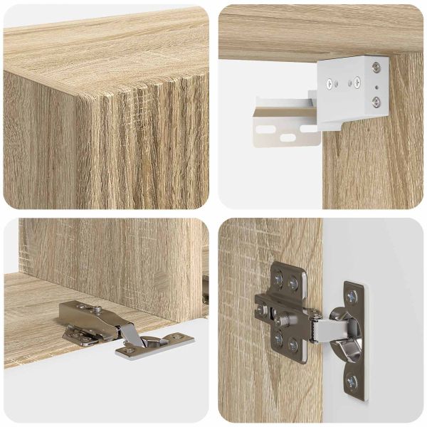 Комплект ТВ шкаф 4 pcs Сонома дъб Инженерно дърво