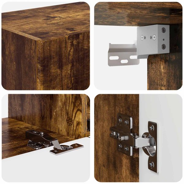 Комплект ТВ шкаф 4 pcs Димян дъб Инженерно дърво