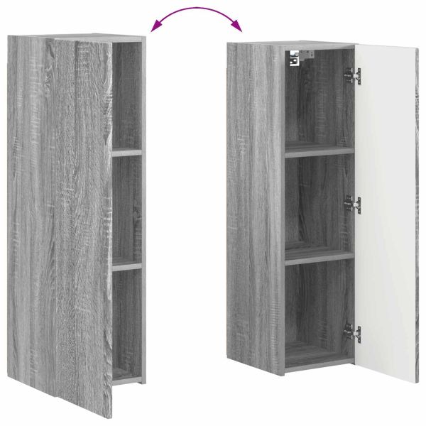 Комплект ТВ шкаф 4 pcs Сив Сонома Инженерно дърво