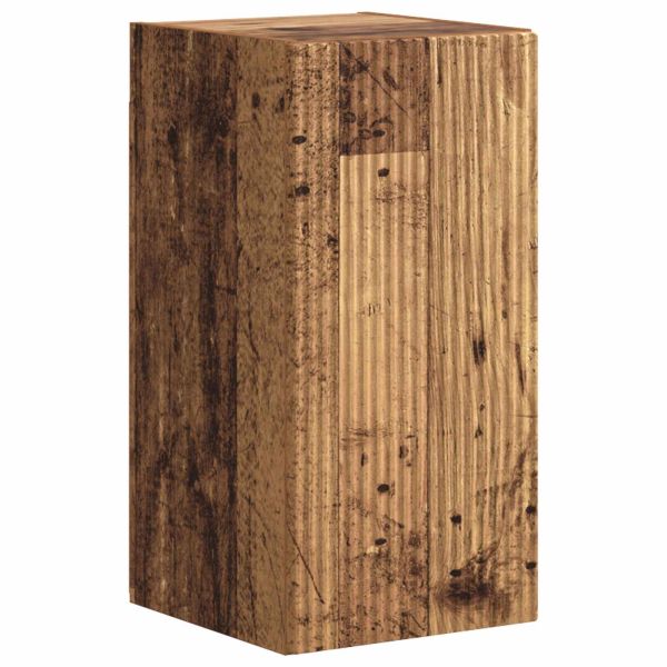 Комплект ТВ шкаф 4 pcs Старо дърво Инженерно дърво