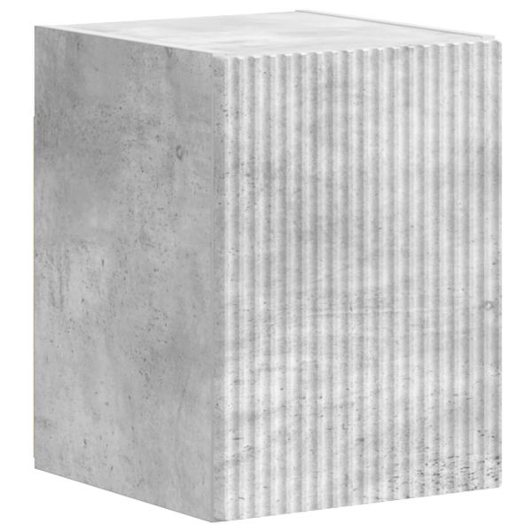 Комплект ТВ шкаф 4 pcs Циментено сиво Инженерно дърво