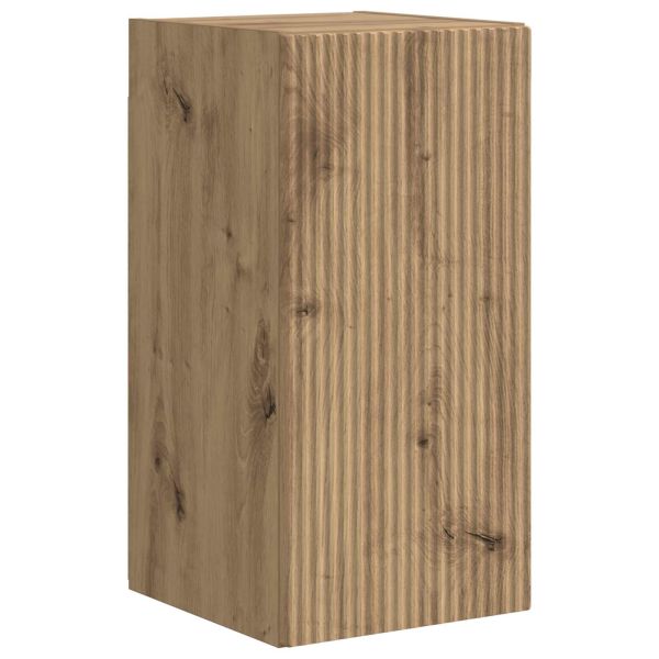 Комплект ТВ шкаф 6 pcs Дъб Инженерно дърво