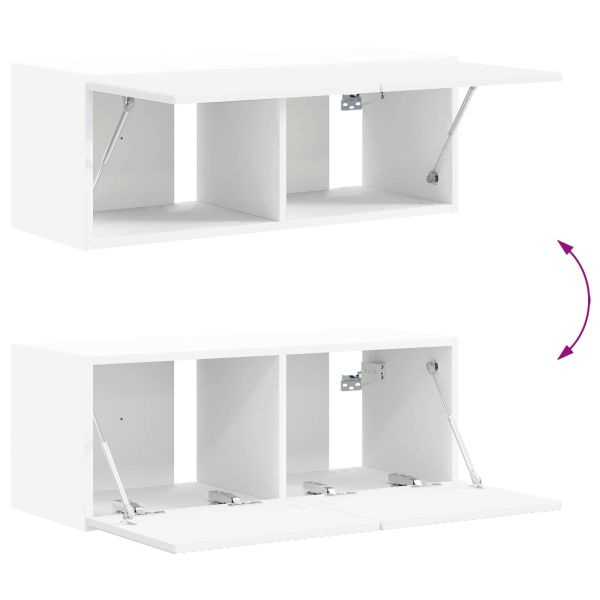 ТВ шкаф 8 pcs Бяло