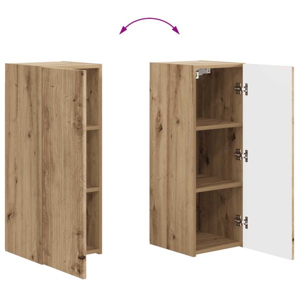 Комплект ТВ шкаф 4 pcs Дъб Инженерно дърво