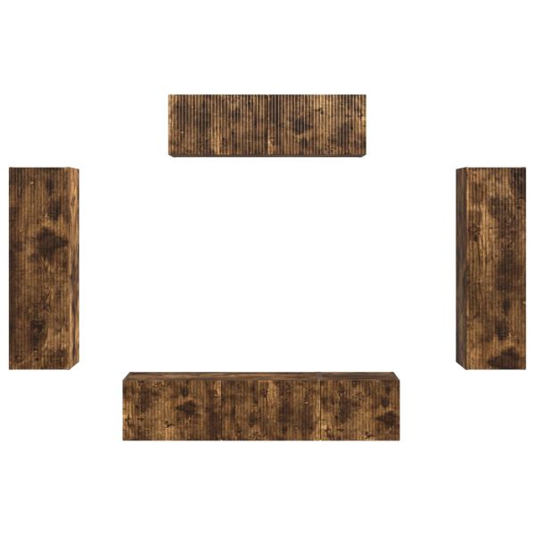 ТВ шкаф 5 pcs Димян дъб