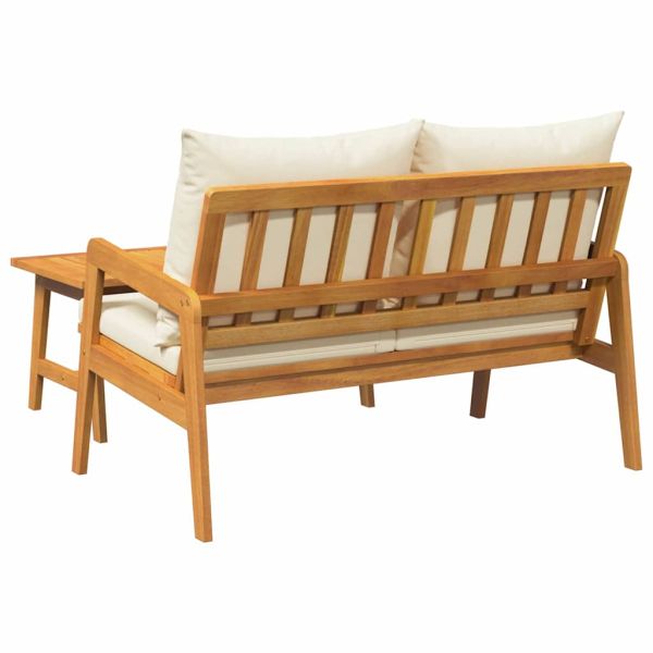 Бистро комплект 2 pcs Натурален маслен Солидно акациево дърво