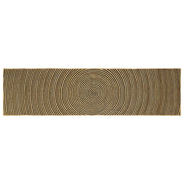 Килими за помещение Черно 80 x 300 cm юта