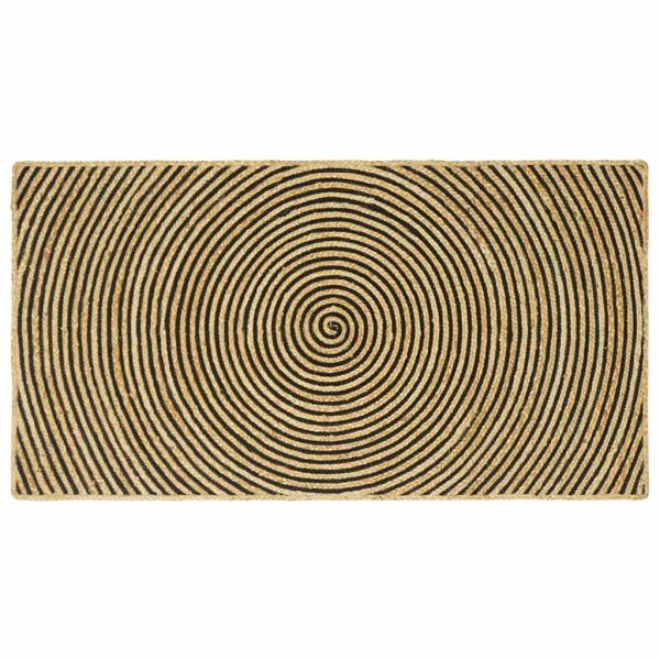 Килим за площ Черно 100 x 200 cm юта
