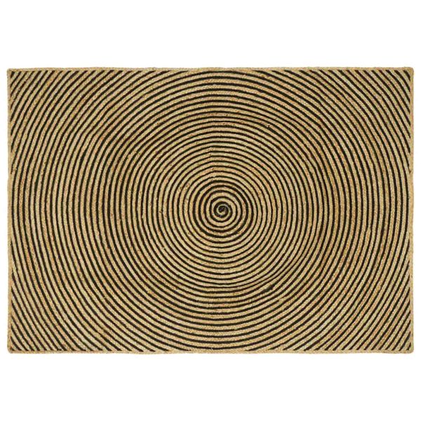 Килим за площ Черно 120 x 170 cm юта