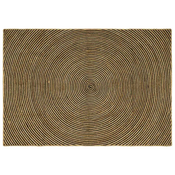 Килим за площ Черно 160 x 230 cm юта