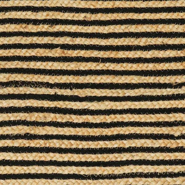 Килим Естествено и черно 100 x 152 см юта