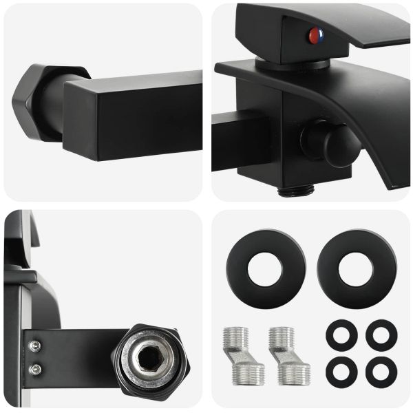 Смесител за душ Черно G 1 / 2 инча