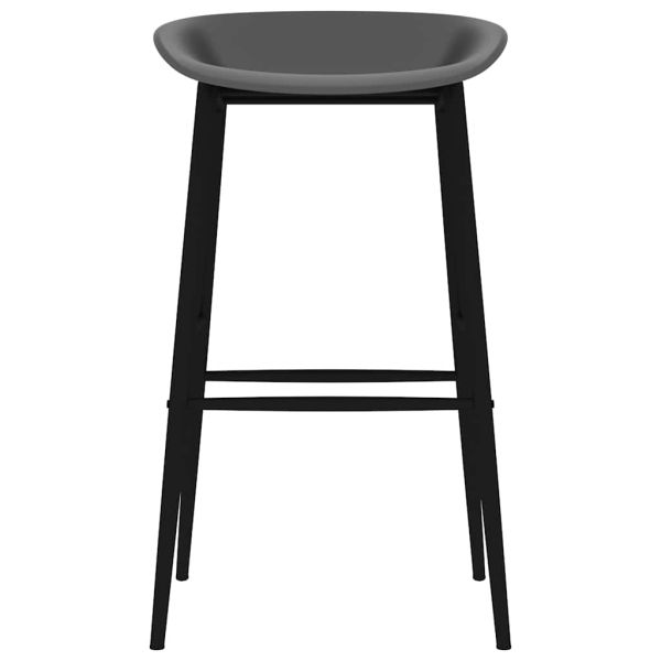 Бар столове, 2 бр, сиви