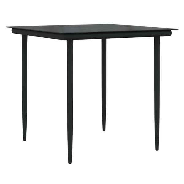 Комплект за хранене в градината 5 pcs Бежово полиратан