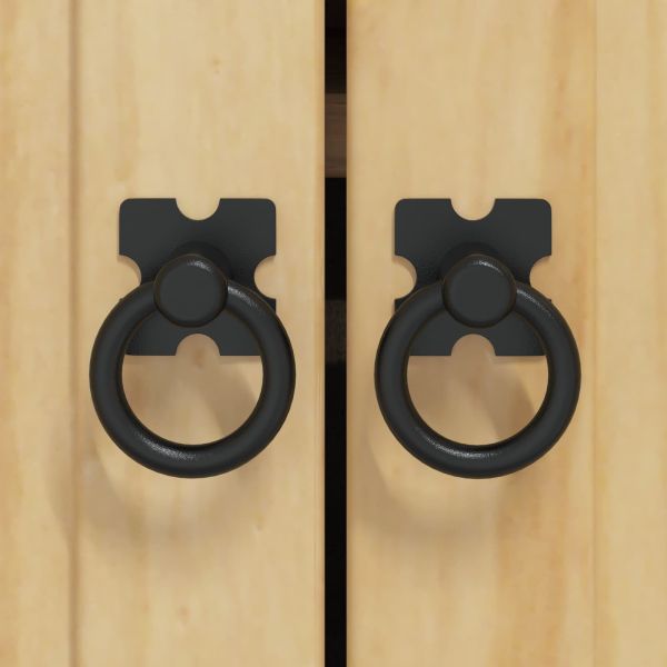 За шкафове с рафт SKI 4 pcs Кехлибарен Солидно борово дърво