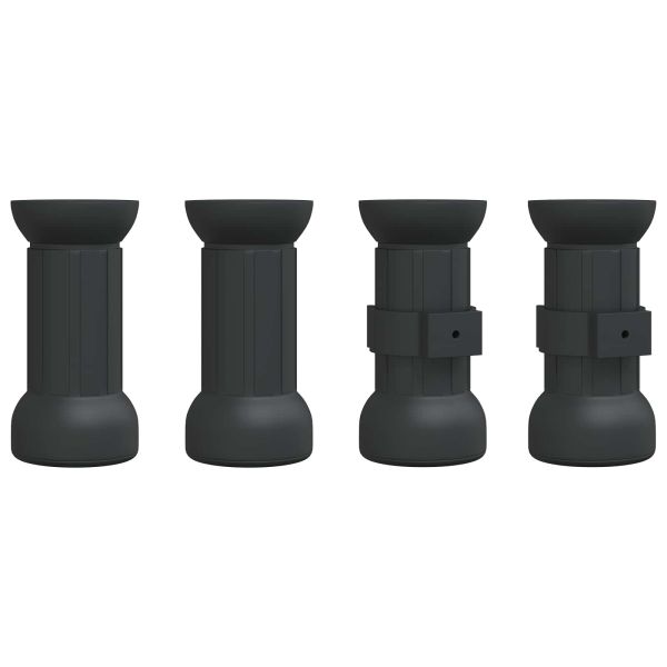 За шкафове с рафт SKI 4 pcs Кехлибарен Солидно борово дърво