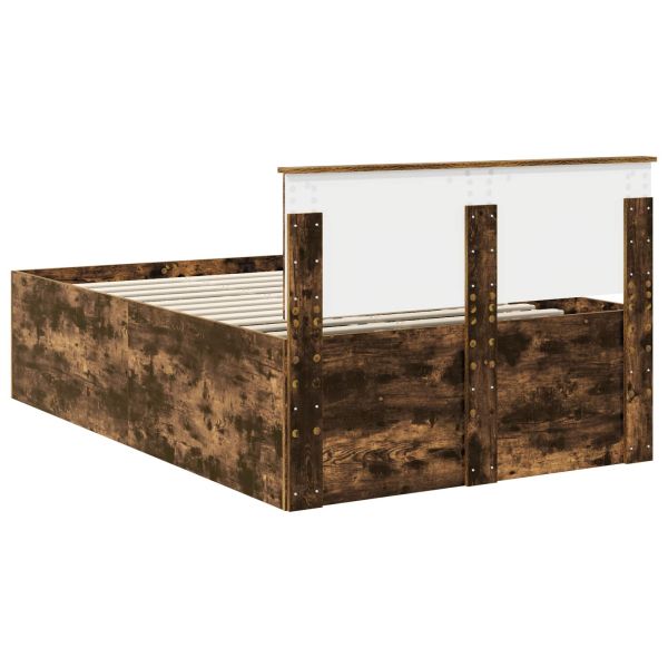 Рамка за легло с таблото Димян дъб 120 x 200 cm Инженерно дърво