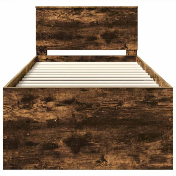Рамка за легло с таблото Димян дъб 120 x 200 cm Инженерно дърво