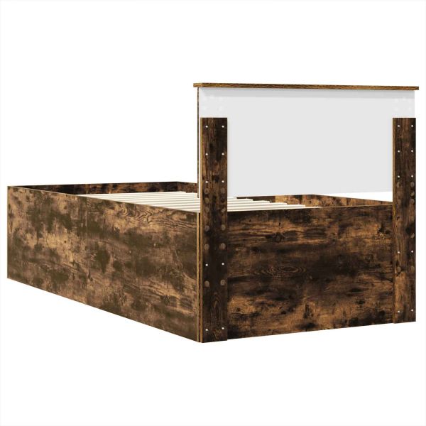 Рамка за легло с таблото Димян дъб 120 x 200 cm Инженерно дърво