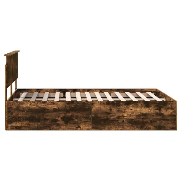 Рамка за легло с таблото Димян дъб 150 x 200 cm Инженерно дърво