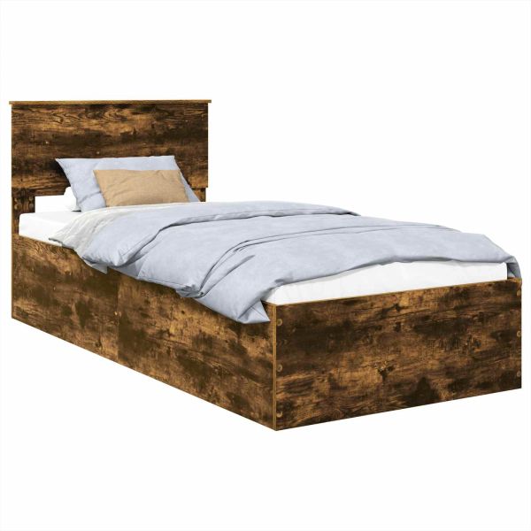 Рамка за легло с таблото Димян дъб 90 x 190 cm Инженерно дърво