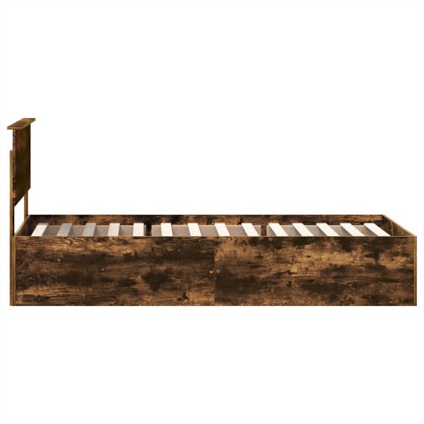 Рамка за легло с таблото Димян дъб 75 x 190 cm Инженерно дърво