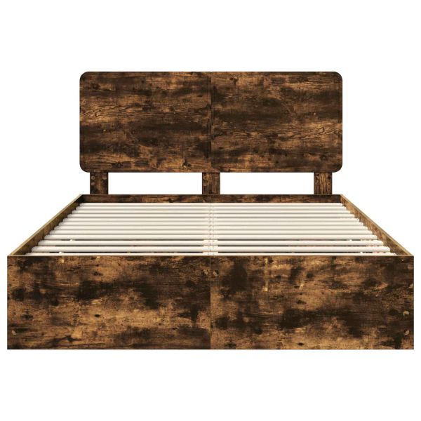 Рамка за легло Димян дъб 150 x 200 cm Инженерна дървесина