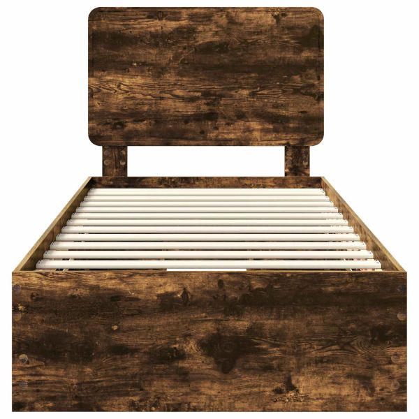 Рамка за легло Димян дъб 100 x 200 cm Инженерна дървесина
