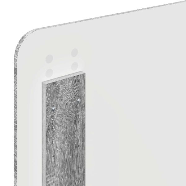 Рамка за легло Сив Сонома 100 x 200 cm Инженерна дървесина