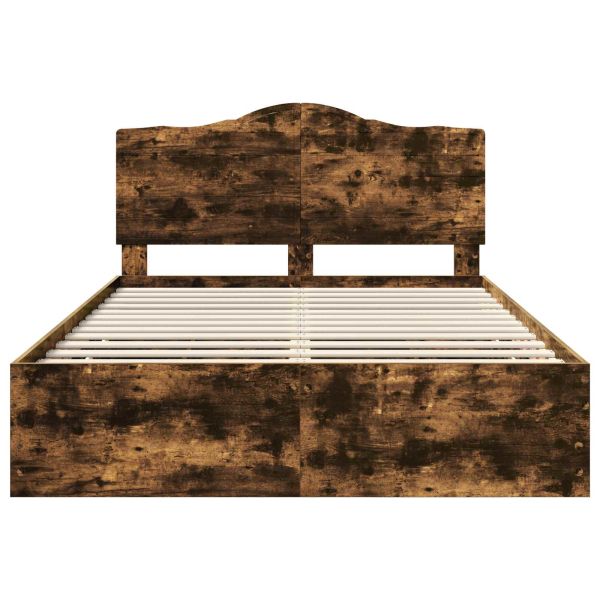 Рамка за легло Димян дъб 150 x 200 cm Инженерна дървесина