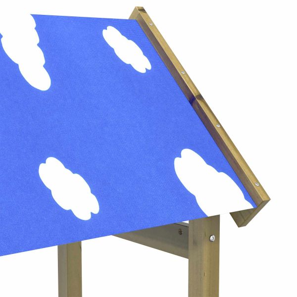 Игрална кула Кафяво Солидна импрегнирана дървесина