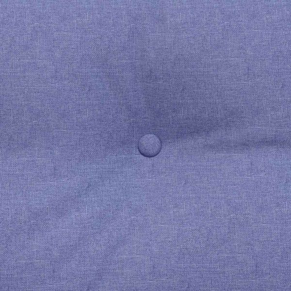 Възглавница за гръб Дънково син 100 x 24 x 50 см текстил